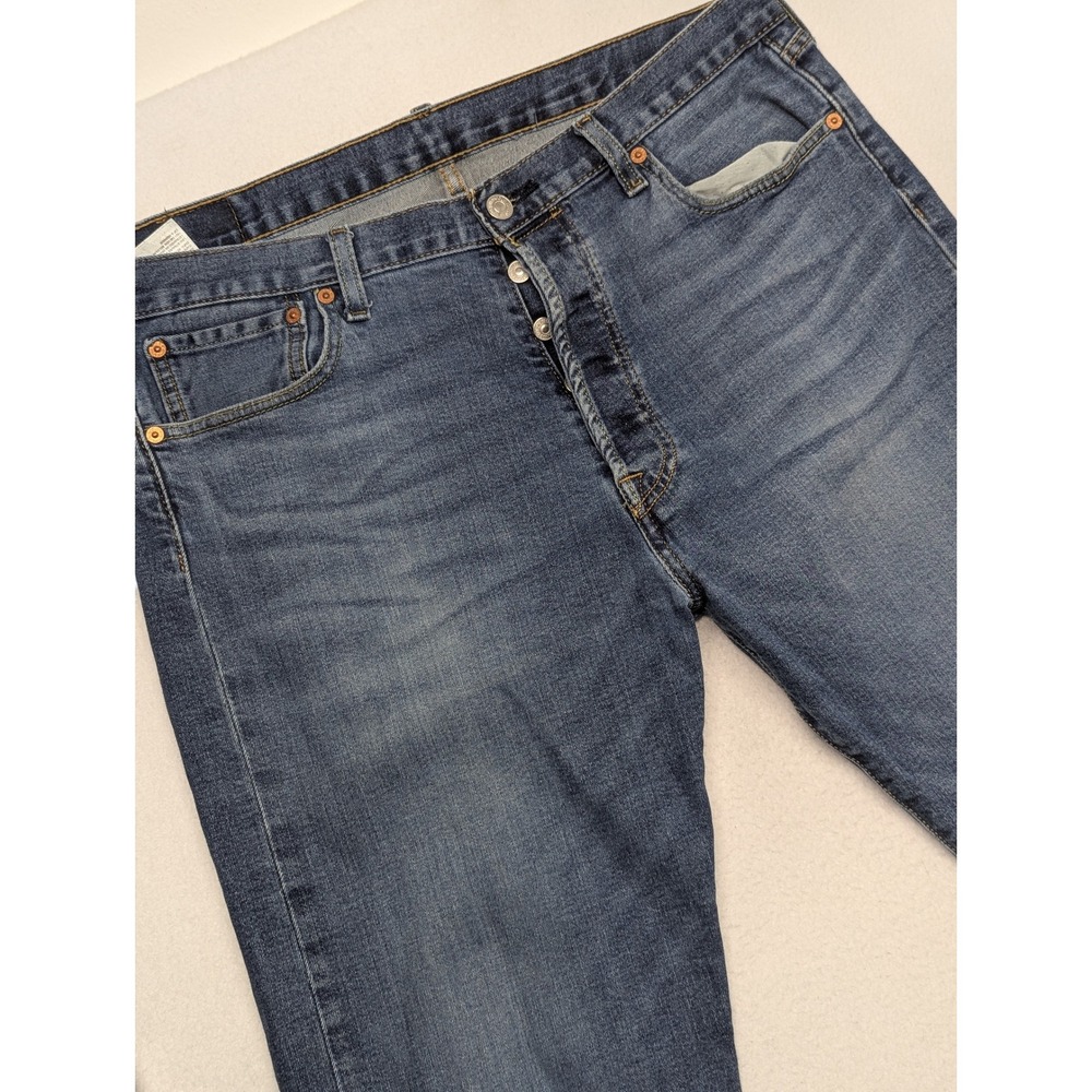 Levis 501 Original Fit Mens Blue Straight Leg Button Fly Jeans 36x34 00501-3080
